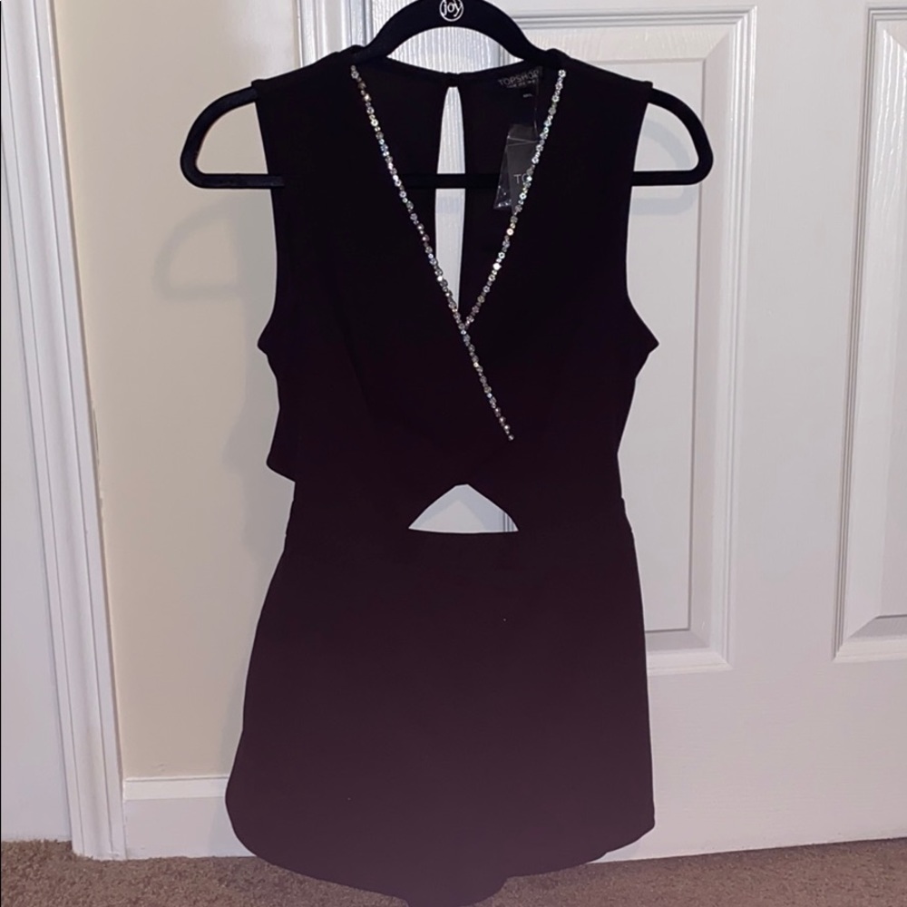 Black Topshop Romper